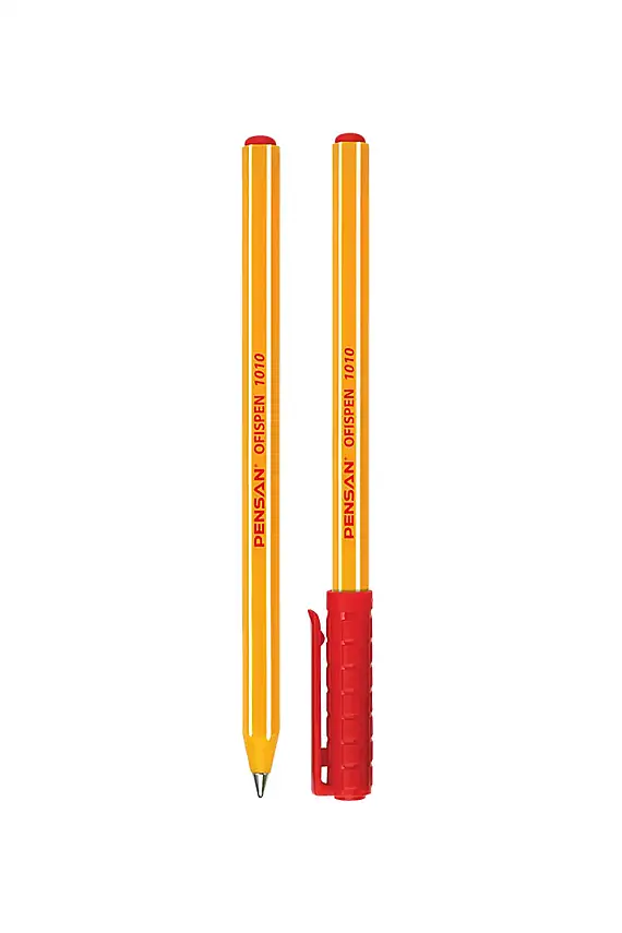 Pensan Ofispen Tükenmez Kalem 1 mm Kırmızı - 1