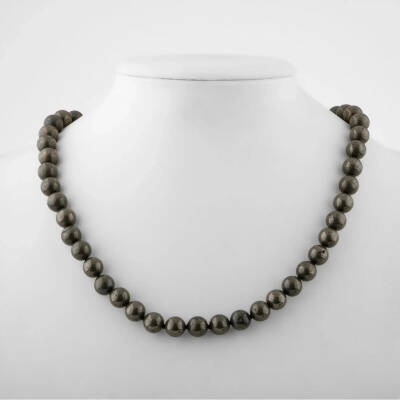 Pirit 8 mm Düğümlü Doğal Taş Kolye - Osmanlı Doğaltaş