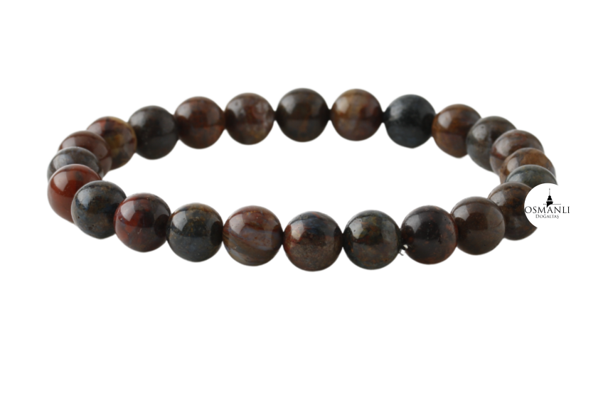 Pitersit 6mm Doğal Taş Bileklik - 2