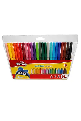 Play-Doh Keçeli Kalem 2 mm 24 Renk - Play-Doh (1)
