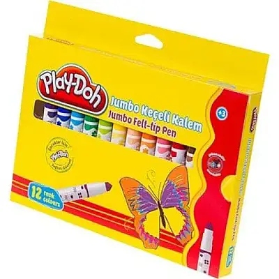 Play-Doh Keçeli Kalem Jumbo 6 mm 12 Li - Play-Doh (1)