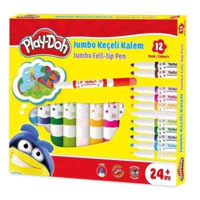 Play-Doh Keçeli Kalem Jumbo 6Mm 12Li - 1