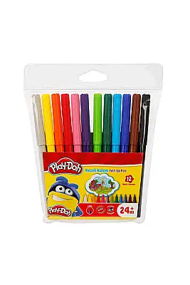 Play-Doh Keçeli Kalem Pvc 2 mm 12 Renk - Play-Doh (1)