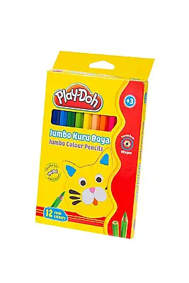 Play-Doh Kuruboya Jumbo 12 Renk - 1