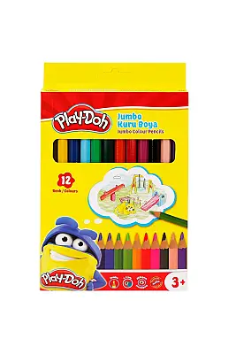 Play-Doh Kuruboya Jumbo 12 Renk - 3