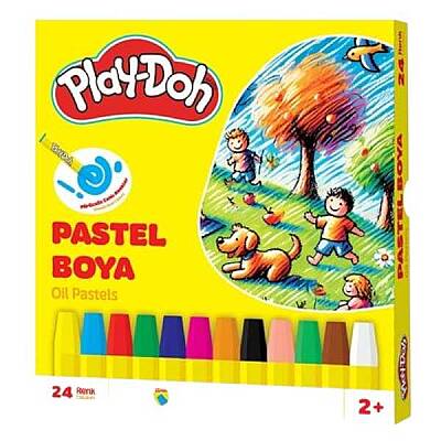 Play-Doh Pastel Boya 24 Renk - Play-Doh
