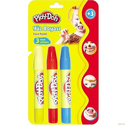 Play-Doh Yüz Boyası 3 Renk - Amos (1)
