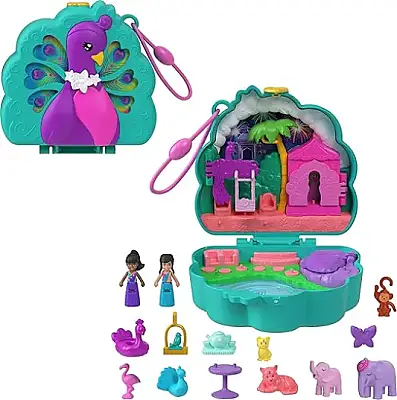 Polly Pocket Bebekler Ve Oyun Seti Tavuskuşu Bahçesi - 1