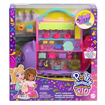 Polly Pocket Minik Kedi Hava Yolları Oyun Seti - 5