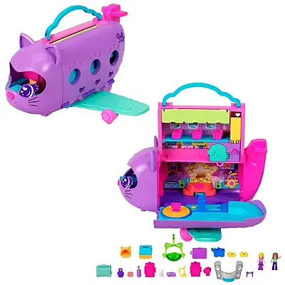 Polly Pocket Minik Kedi Hava Yolları Oyun Seti - 7