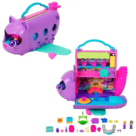 Polly Pocket Minik Kedi Hava Yolları Oyun Seti - 7