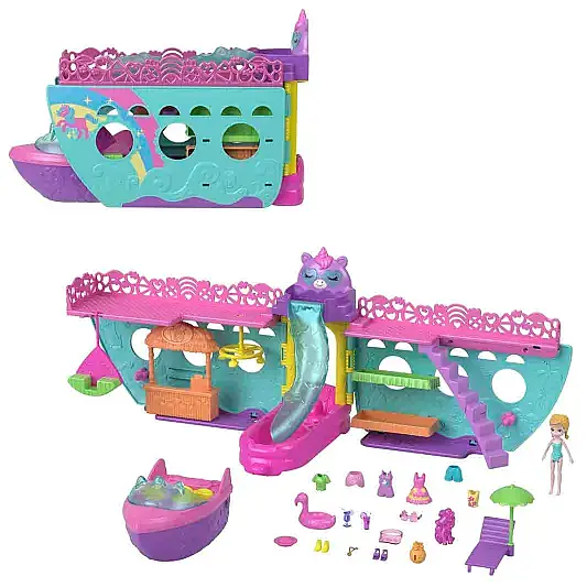 Polly Pocket Unicorn Dream Cruıse Oyun Seti - 25