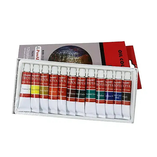 Ponart Yağlı Boya Set 12 Renk 12 ml - 2