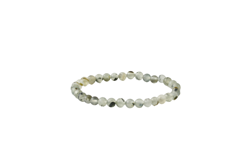 Prehnit 6mm Doğal Taş Bileklik - 1