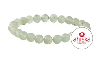 Prehnit 8mm Doğal Taş Bileklik - Doğal Taş (1)