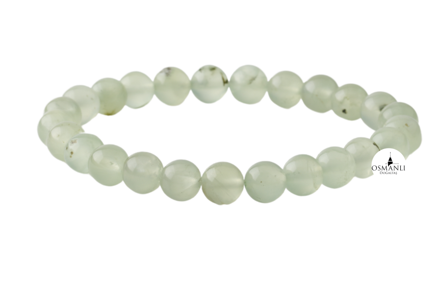 Prehnit 8mm Doğal Taş Bileklik - 1