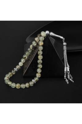 Prehnit Doğal Taş Tesbih 33lük - 8mm - 3