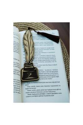 Püsküllü Kitap Ayraç - Divit Desen İkra - Bemenda