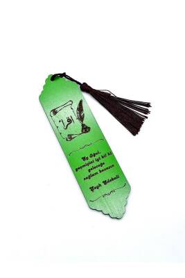 Püsküllü Kitap Ayraç - Ey Oğul Geçmişini İyi Bil - Bemenda