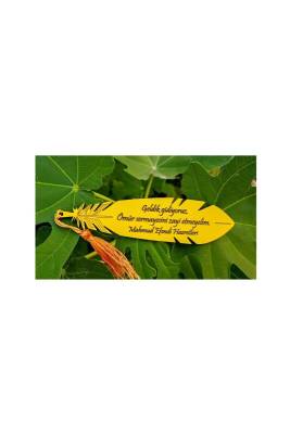 Püsküllü Kitap Ayraç - Geldik Gidiyoruz - Bemenda