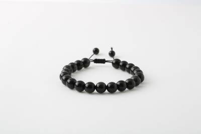 Rainbow Obsidyen 8mm Merdiven Kapama Doğal Taş Bileklik - 2