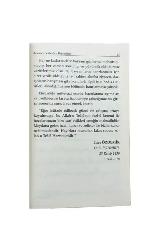 Ramazan Ve Kurban - 2