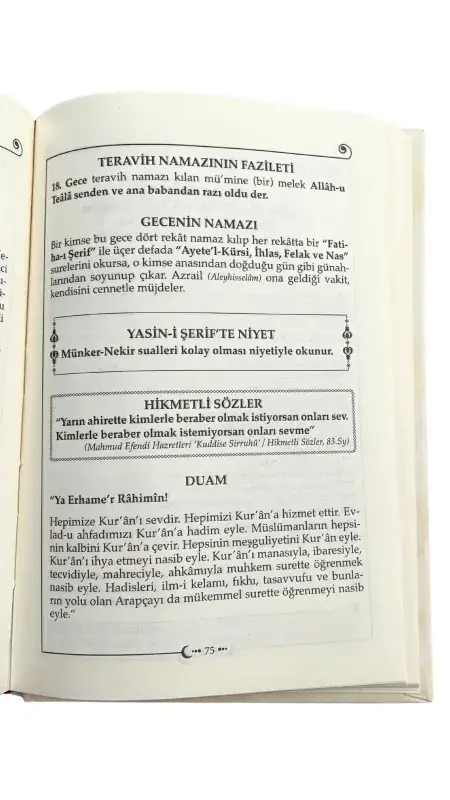 Ramazanı Şerif Ajandası - 4