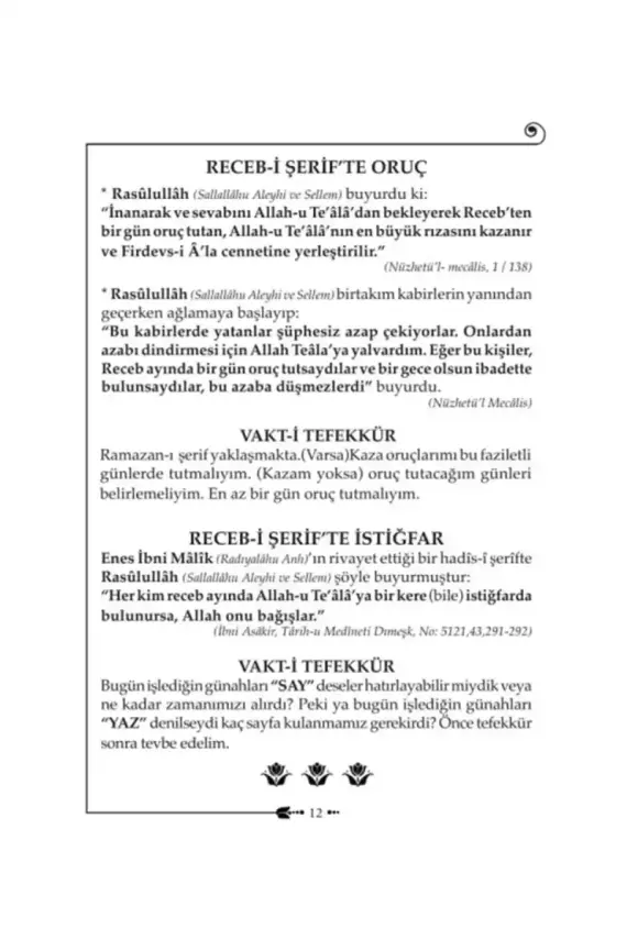 Recebi Şerif Ajandası - Rehberi - 2