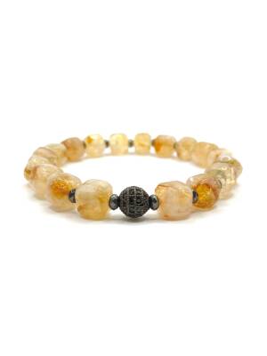 Renkli Turmalin Doğal Taş Ayarlanabilir Yüzük 925 Ayar Gümüş - 3