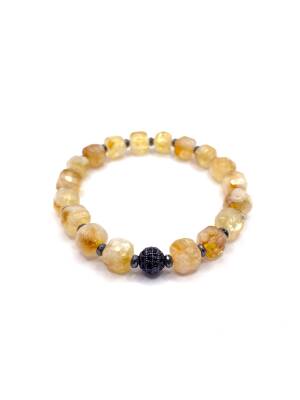 Renkli Turmalin Doğal Taş Ayarlanabilir Yüzük 925 Ayar Gümüş - 4