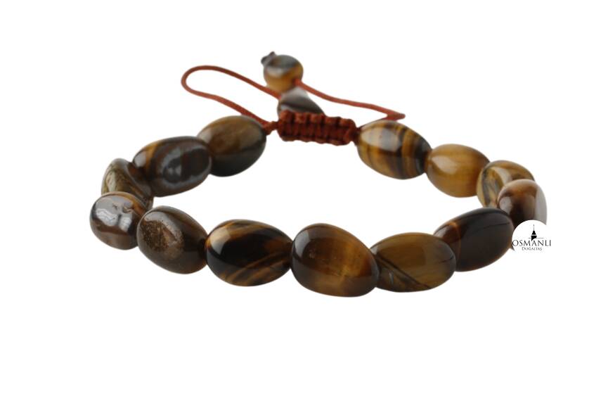 Renkli Turmalin Natürel Kesim Doğal Taş Bileklik - 2