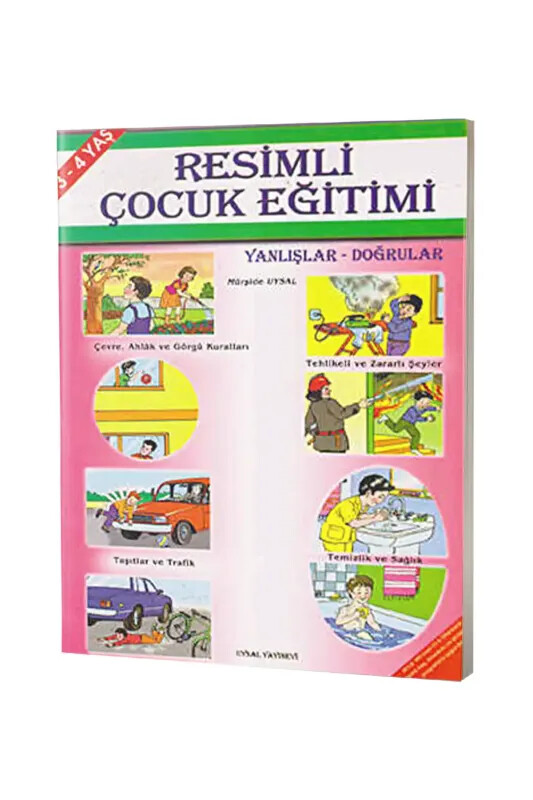 Resimli Çocuk Eğitimi - 3-4 Yaş - Uysal Yayıncılık