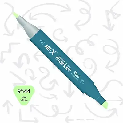 Rich Art-X Çift Uçlu Sketch Markör Kalem 9544 Yaprak - 1