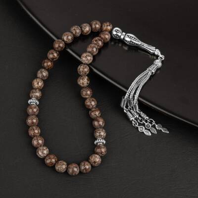 Riyolit Doğal Taş Tesbih 33lük - 8mm - 3