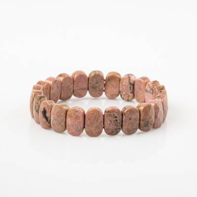 Rodonit Doğal Taş Geniş Kesim Bileklik - 8