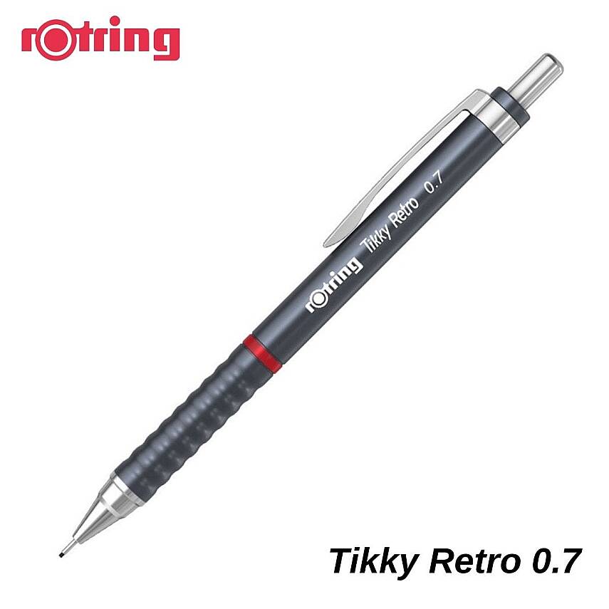 Rotring Tikky Retro Versatil Metalik Gri 0.7 - 1