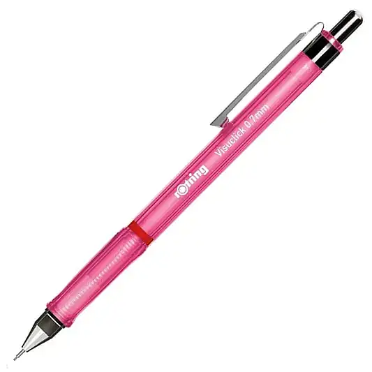 Rotring Visuclick Versatil Şeffaf 0.7 mm Pembe - 7