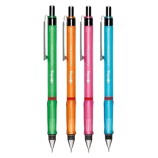 Rotring Visuclick Versatil Şeffaf 0.7 mm Turuncu - 9