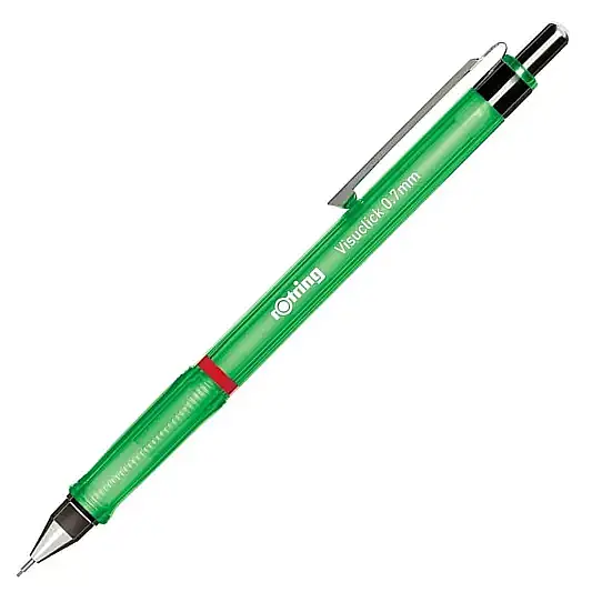 Rotring Visuclick Versatil Şeffaf 0.7 mm Yeşil - 10