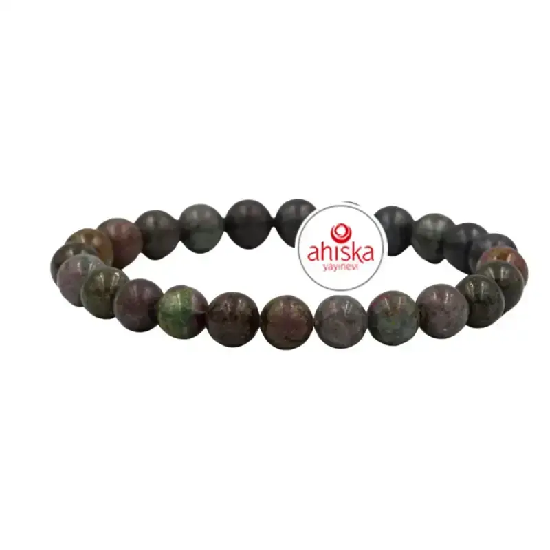 Ruby Kiyanit 8mm Doğal Taş Bileklik - 2