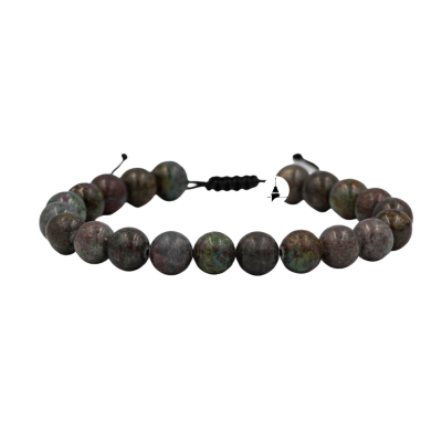 Ruby Kiyanit 8mm Merdiven Kapama Doğal Taş Bileklik - Osmanlı Doğaltaş