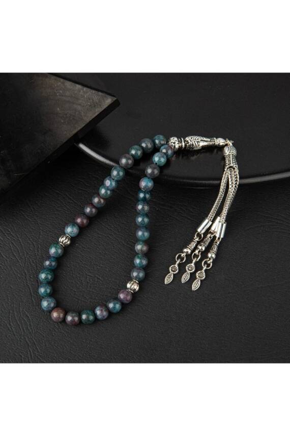 Ruby Kiyanit Doğal Taş Tesbih 33lük - 6mm - 1