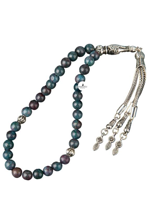Ruby Kiyanit Doğal Taş Tesbih 33lük - 6mm - 4