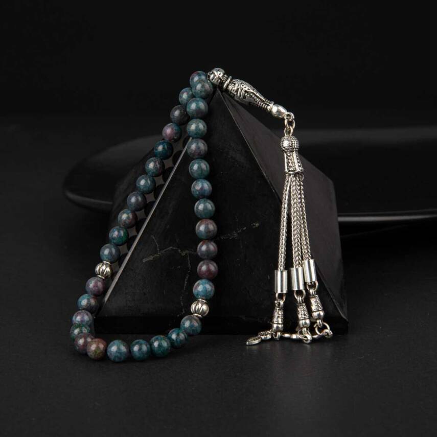 Ruby Kiyanit Doğal Taş Tesbih 33lük - 6mm - 1