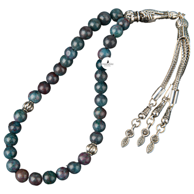 Ruby Kiyanit Doğal Taş Tesbih 33lük - 6mm - 5