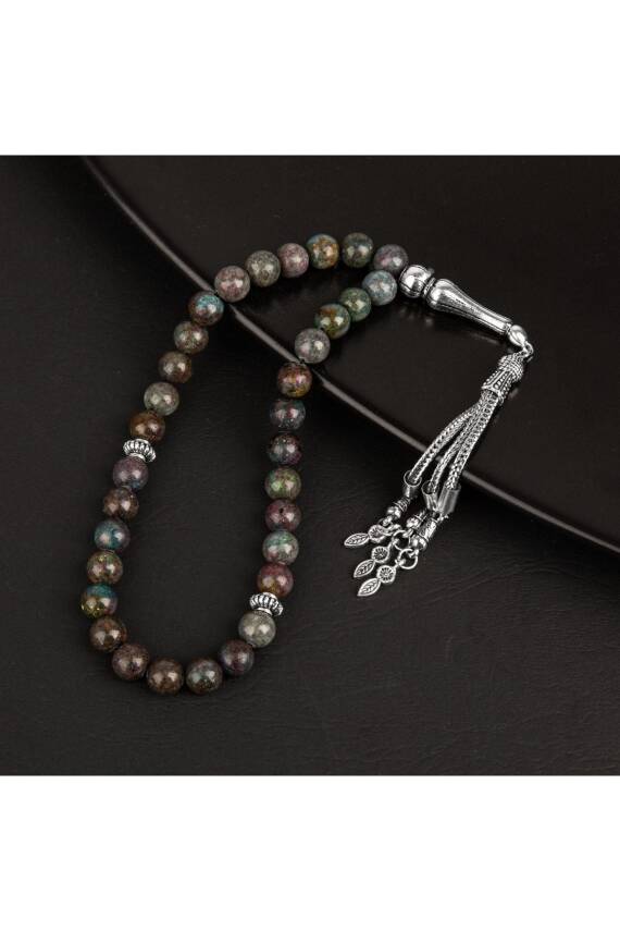 Ruby Kiyanit Doğal Taş Tesbih 33lük - 8mm - 4