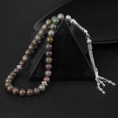 Ruby Kiyanit Doğal Taş Tesbih 33lük - 8mm - Osmanlı Doğaltaş