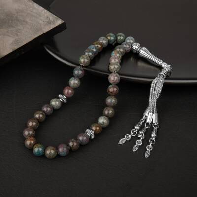 Ruby Kiyanit Doğal Taş Tesbih 33lük - 8mm - 2