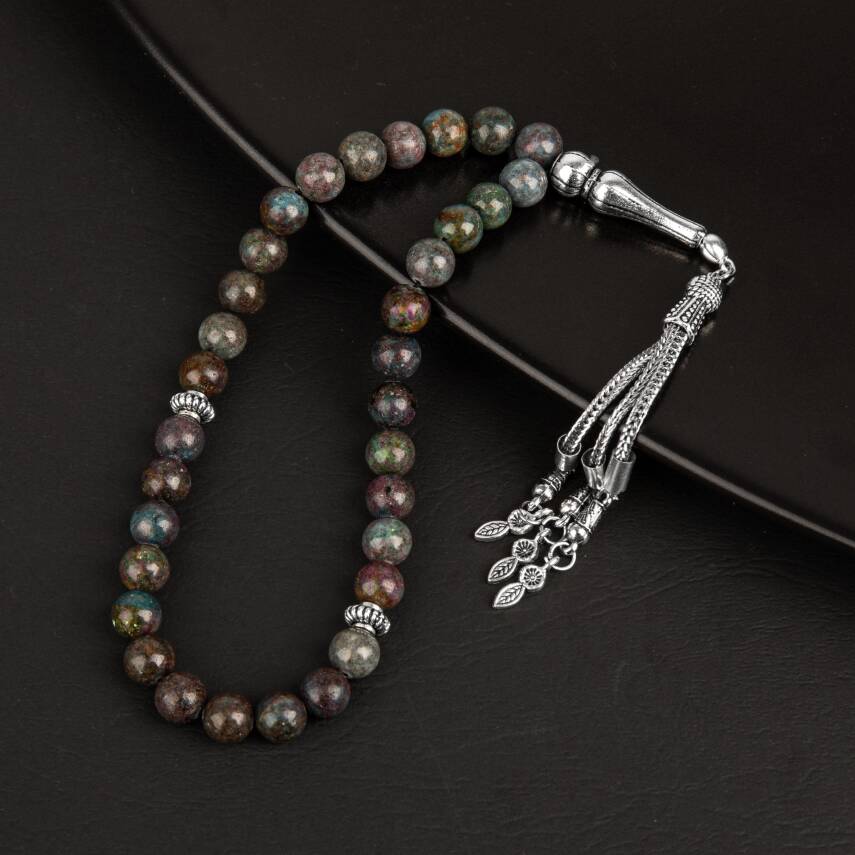 Ruby Kiyanit Doğal Taş Tesbih 33lük - 8mm - 3
