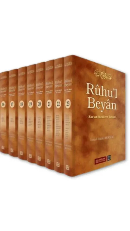 Ruhul Beyan Tefsiri 23 Cilt Takım - Erkam Yayınları